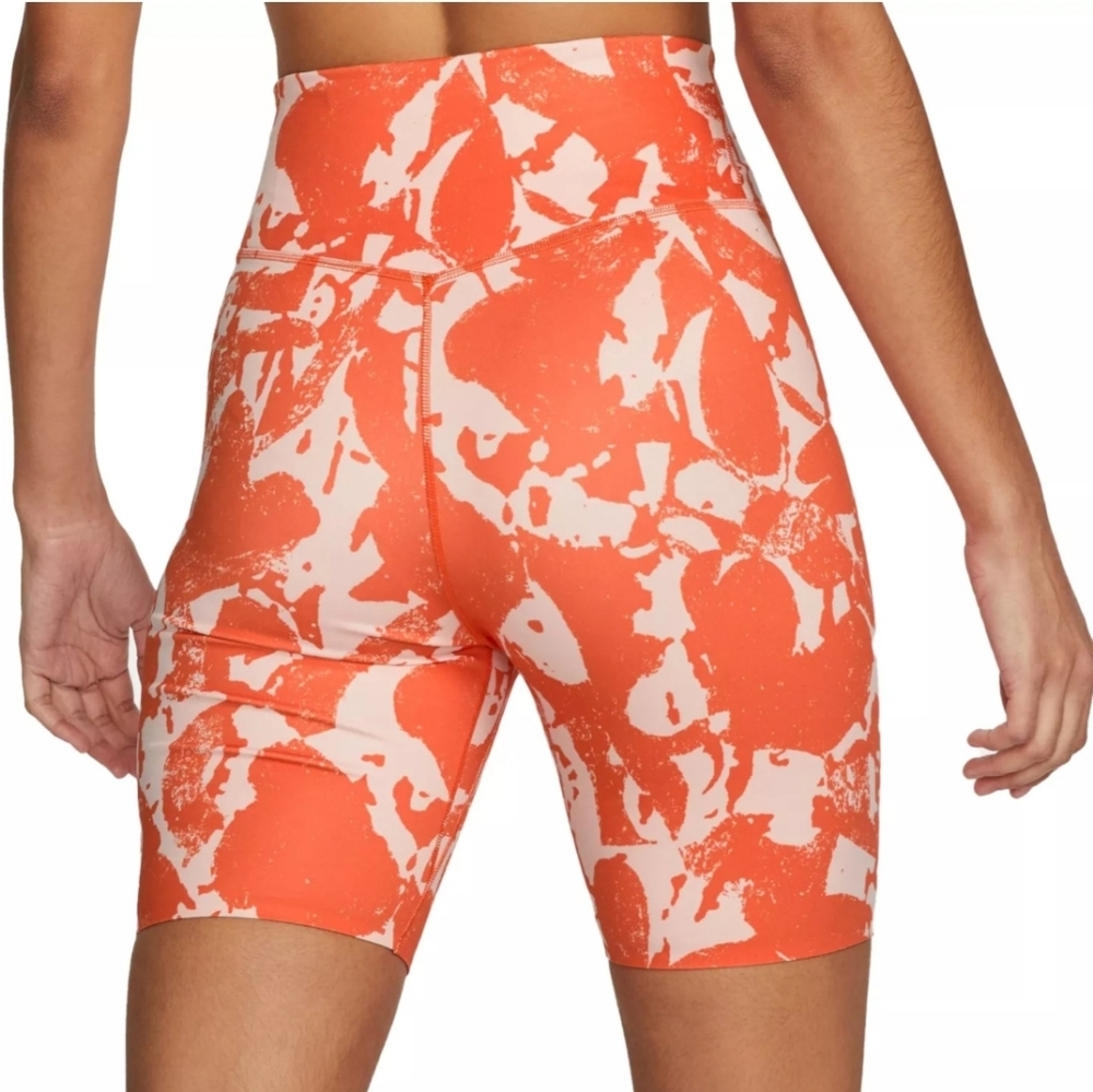 Nike One Luxe Icon Clash Mid-rise Training Bike Shorts - Medium - Picture 10 of 10